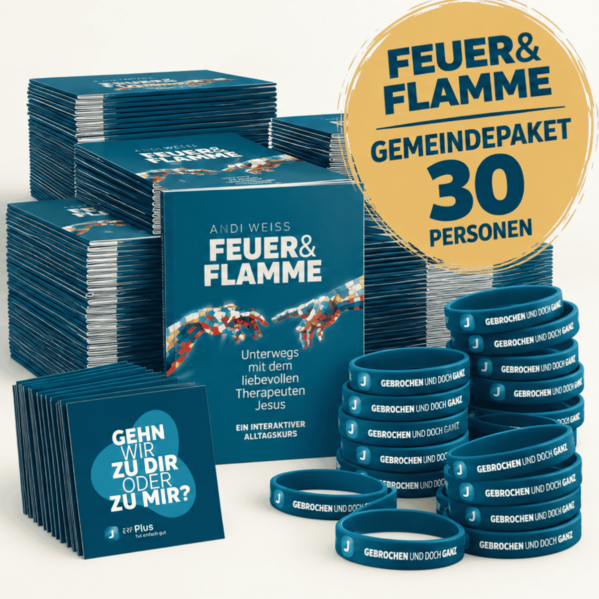 Deutschland geht den Emmausweg – FEUER & FLAMME Aktionspaket für 60 Personen